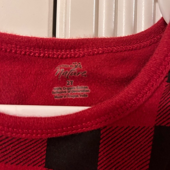 🎅Buffalo plaid toddler dress - Picture 3 of 3